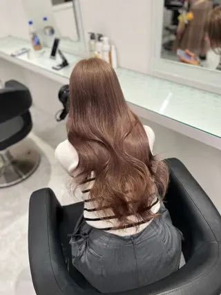 セミロング カラー パーマ ヘアアレンジ メンズ ♡ 𝐑𝐈𝐎♡のヘアスタイル