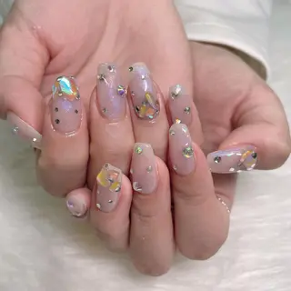 ネイル 🦋ネイルサロン ブラン🌈ゆりのネイルデザイン
