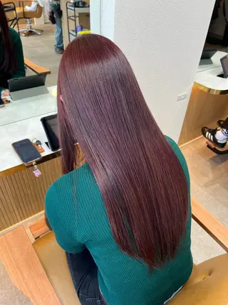 カラー 吉元 結衣佳のヘアスタイル