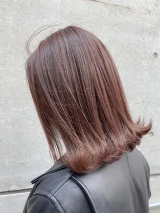 ミディアム カラー 【透明感、艶髪】西村 有司のヘアスタイル