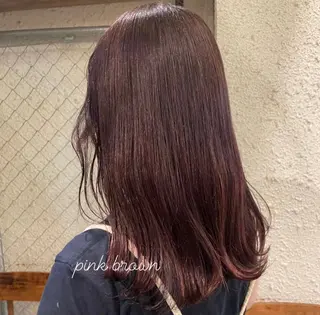 セミロング カラー ヘアアレンジ 押切 響 のヘアスタイル