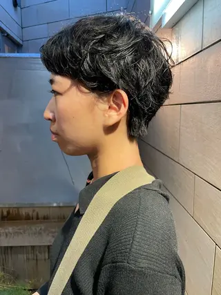 ショート 🍁ロングパーマドラ イパーマ🍁陸来のヘアスタイル