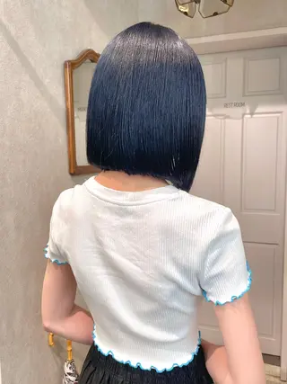 カラー スミレ /コーンロウ /メンズ/ヘアセットのマツエク・マツパデザイン