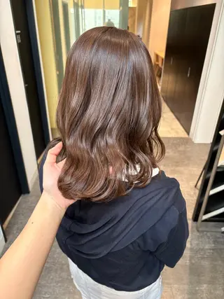ミディアム カラー mao | 柔らか艶カラー🫧のヘアスタイル