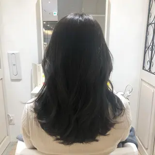 セミロング カラー ヘアアレンジ ✨🌿大人可愛い愛さ れhair🌿✨松本のヘアスタイル