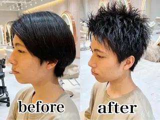 メンズ 大人メンズパーマ メンズ特化　萱原大幹のヘアスタイル