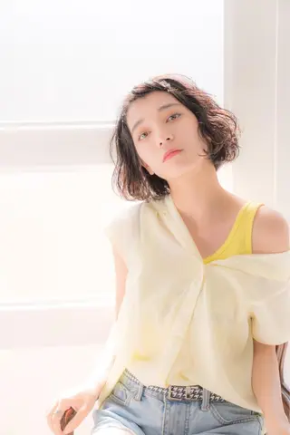 カラー 元重 宣博のヘアスタイル