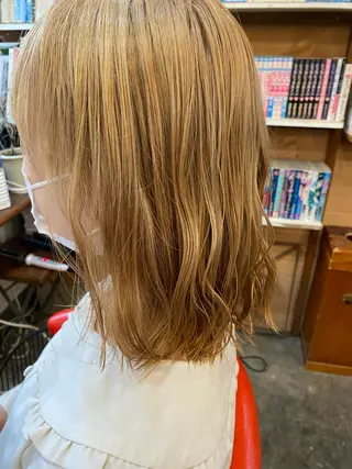 セミロング 完全個室/ケアカラー 🌟misaki🌟のヘアスタイル