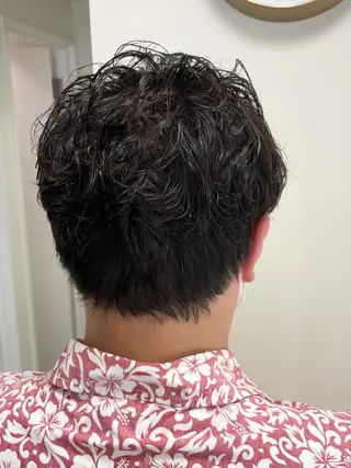 ショート パーマ メンズ 倉持美雪 ＊幸せの伝導師＊のヘアスタイル