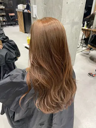 ロング 🫧ハイライトカラー 🫧 𝓜𝓘𝓤のヘアスタイル