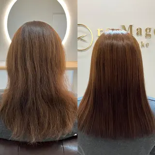 ロング カラー ヘアアレンジ キッズ 横浜関内髪質改善 re:Magoのヘアスタイル