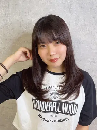 ミディアム トレンド韓国レイヤー 🇰🇷のんのヘアスタイル