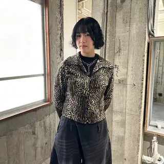 ショート カラー パーマ 森亨/レイヤーカット /髪質改善ストレートのヘアスタイル