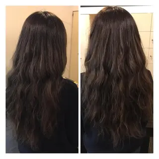 ロング カラー ヘアアレンジ 烏山 達也のヘアスタイル