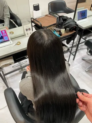 セミロング カラー 🇰🇷失敗履歴再生 髪質改善七星🇰🇷のヘアスタイル
