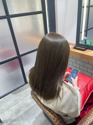 ロング 透明感カラー/ カット🎀あつこ🎀のヘアスタイル