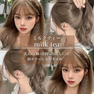 ロング カラー 💖札幌カラー 指名No.1💖玲奈のヘアスタイル