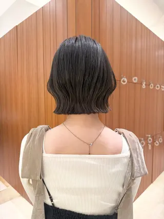 ミディアム カラー 田中航平/渋谷ボブ/ レイヤーボブのヘアスタイル