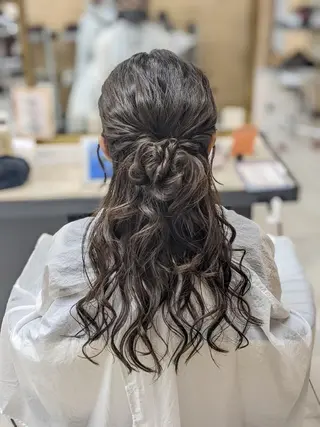 ロング ヘアアレンジ 育てる髪質改善🩵 naoko🩵南行徳のヘアスタイル