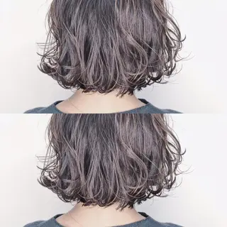 ミディアム カラー 永岡 鉄平のヘアスタイル