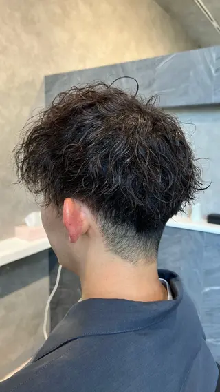 パーマ メンズ 阪神尼崎駅徒歩2分 半個室サロン　小田稔のヘアスタイル