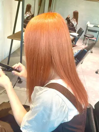 セミロング カラー CHERIM ❤️‍🔥新家光葉のヘアスタイル