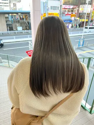 ロング カラー 五味優莉🫧 ͛.* 似合わせ/レイヤーのヘアスタイル