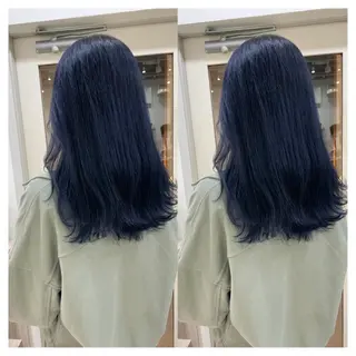 セミロング カラー 村山 茉衣のヘアスタイル