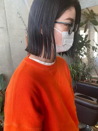 ミディアム カラー パーマ ヘアアレンジ メンズ キッズ ネイル マツエク・マツパ アイブロウ モリモト サナのヘアスタイル