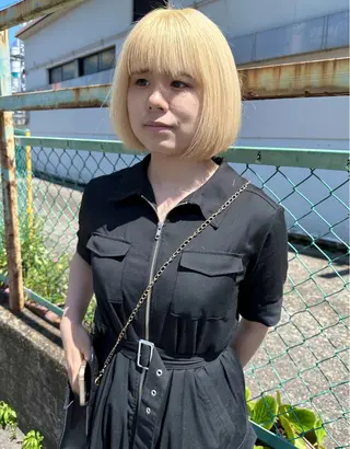 ミディアム カラー 田中 泰正のヘアスタイル