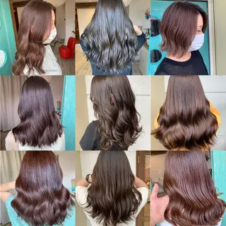 セミロング yoshihara yuukiのヘアスタイル