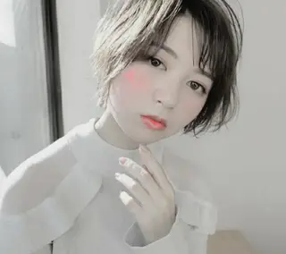 ショート パーマ ✂️✂️徳　田✂️ ✂️のヘアスタイル