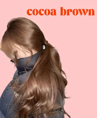 ロング 韓国　レイヤーカット ハッシュカットのヘアスタイル