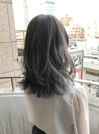 ミディアム カラーアンドケアリタ kitamuuuのヘアスタイル