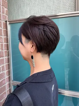 ミディアム カラー 久木原 ゆりのヘアスタイル