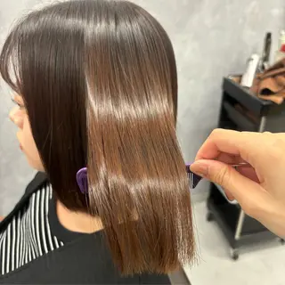 ショート カラー NUMBER_ ユイナのヘアスタイル
