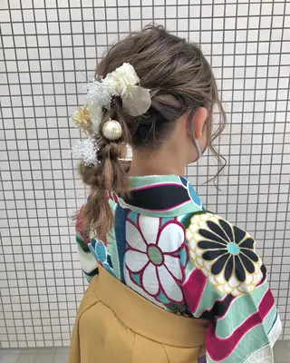 ミディアム ヘアアレンジ あんざき みわのその他イメージ