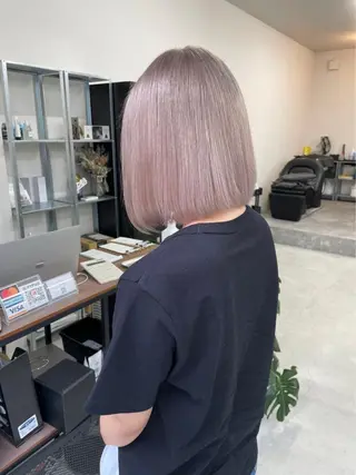 ミディアム カラー パーマ ヘアアレンジ メンズ キッズ ネイル マツエク・マツパ アイブロウ カラー特化サロン梅田 Eir茶屋町/山下のヘアスタイル