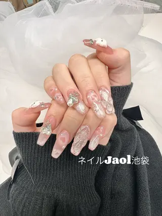 ロング ネイルJaol 池袋のネイルデザイン