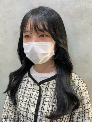 ロング ✨コテ巻き風パーマ ✨川合佑哉のヘアスタイル