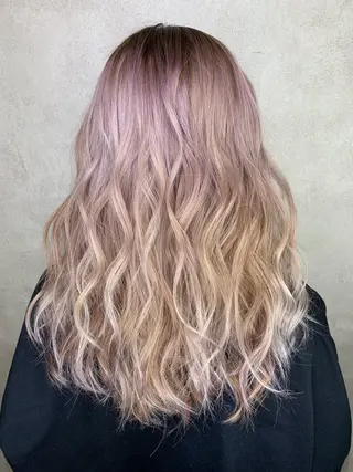 セミロング 西村 雄二/エクステのヘアスタイル