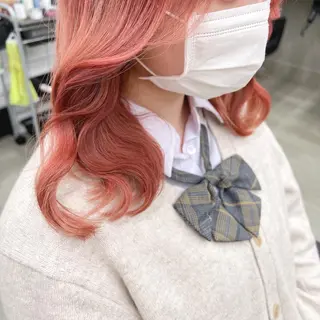 セミロング 💖札幌カラー 指名No.1💖玲奈のヘアスタイル