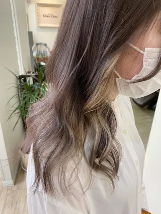 カラー SALOWIN栄 高須大貴のヘアスタイル