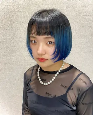 ショート カラー 似合わせレイヤー/ Wカラー🧸こころのヘアスタイル