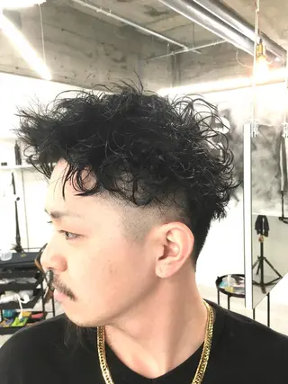 パーマ メンズ メンズサロン rootのヘアスタイル