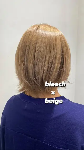 ミディアム 若山 敦のヘアスタイル