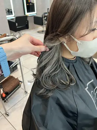 カラー SALOWIN栄 高須大貴のヘアスタイル