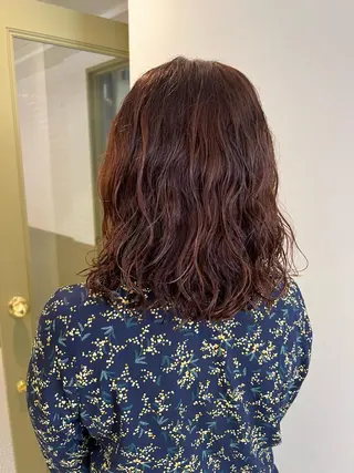 ミディアム パーマ メンズカット /パーマ🍀田畑玖音のヘアスタイル