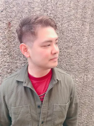 ショート カラー パーマ ヘアアレンジ メンズ ちこ .のヘアスタイル