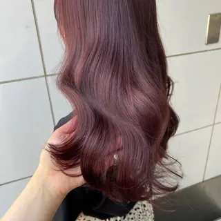 ミディアム カラー 高畑 恵莉 👒 暖色 / 艶髪 🧺のヘアスタイル